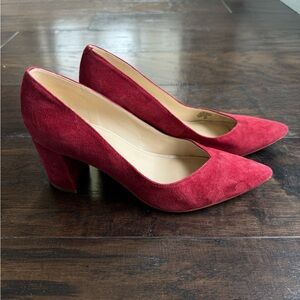 Marc Fisher LTD Caitlin suede block heel pump